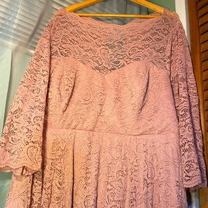 Blush Lace Dress 👗